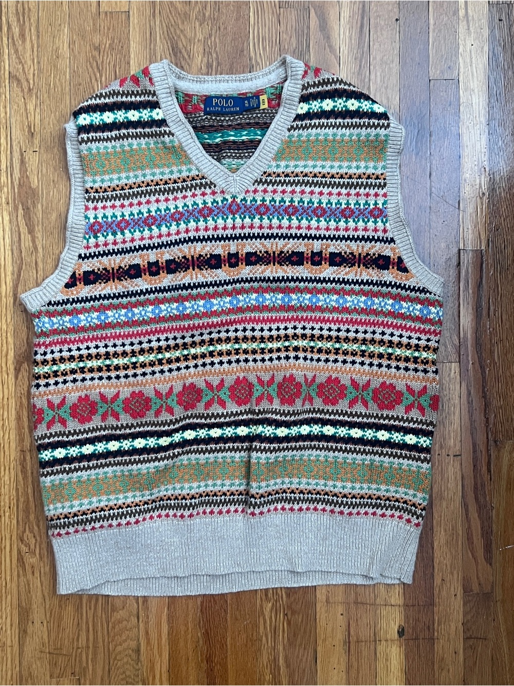 Men’s Polo Ralph Lauren Fair Isle Vest - XL